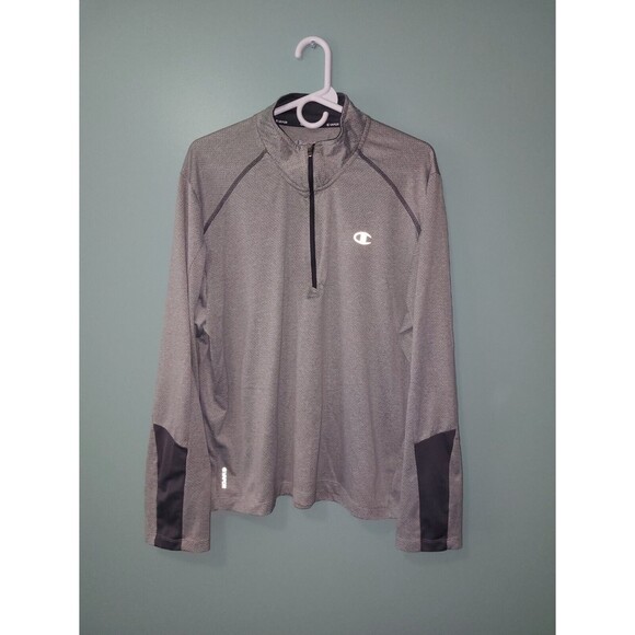 Champion Other - Champion Vapor Shirt Men's Size XLarge Gray Long Sleeve 1/4 Zip Athletic